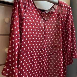 Floaty, ❣️bold over slip of knee-length dress by Marella- of MaxMara brand.